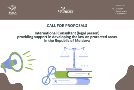Call for proposals - International Consultant (legal person) providing support in developing the law on protected areas  in the Republic of Moldova