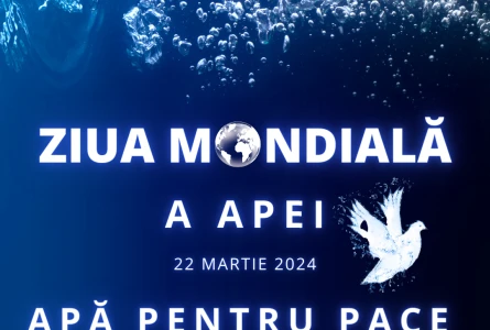 "Apa pentru pace" – ziua mondială a Apei 2024