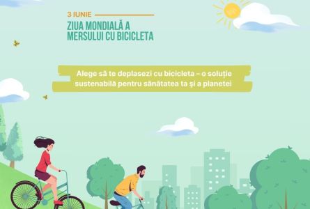 Alege să te deplasezi cu bicicleta - o soluție sustenabilă pentru sănătatea ta şi a planetei