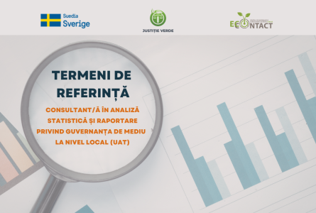 Termeni de referință: consultant/ă în analiză statistică și raportare privind guvernanța de mediu    la nivel local (UAT)