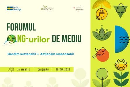 Salvați data în calendar! Forumul ONG-urilor de Mediu – 21 martie 2025