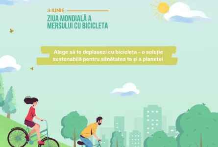 Alege să te deplasezi cu bicicleta - o soluție sustenabilă pentru sănătatea ta şi a planetei
