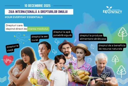 Un mediu curat, sănătos și durabil este un drept, nu un privilegiu