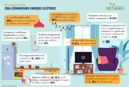 10 ianuarie – Ziua economisirii energiei electrice_2026