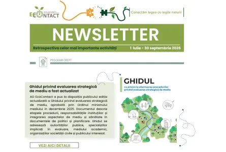Newsletter trimestrial despre activitățile EcoContact (iulie - septembrie 2026)