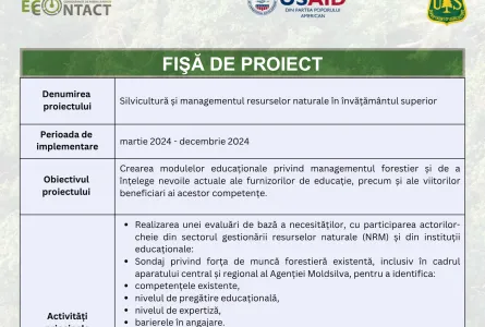Silvicultură și managementul resurselor naturale în învățământul superior